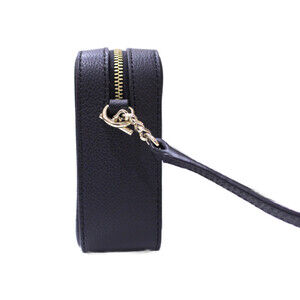 Furla Black Compact Shoulder Leather Bag